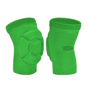 Genouillères épaisses en éponge verte personnalisées, élastiques, anti-collision, pour le soutien des genoux lors de sports comme le volley-ball, le basketball et la danse, pour une sécurité accrue. - Product Image 1