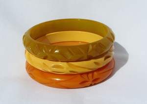 Brazalete de Resina al por Mayor, Brazalete Ovalado de Color, Forma Redonda Doble de Melocotón, Pétalo de Rosa Roja para Uso Artesanal - Product Image 3