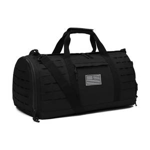 Bolsa de Gimnasio de Cuero Genuino Hecha en Pakistán a Precio Económico, Estilo Táctico, con Logotipo Personalizado, Resistente al Agua, Portátil para Viajes - Product Image 1
