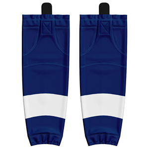 Chaussettes de hockey sur glace professionnelles sur mesure pour adultes, couleur et taille personnalisées, MOQ 20 pièces, chaussettes pour hommes en coton respirant avec doublure en laine, longueur genou - Product Image 1