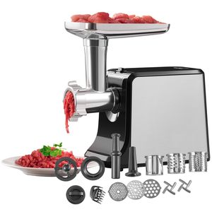 Picadora de Carne Eléctrica con Capacidad de 3 Libras por Minuto, Placa de Molienda, Máquina para Hacer Salchichas, Kit para Kubbe, Prensa para Hamburguesas, Herramienta Esencial para la Cocina del Hogar - Product Image 1