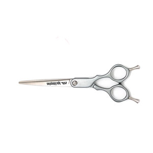 Pet Hair Cutting Shears with Ergonomic Handle Blunt Safety Tips 6-Inch Grey Curve <b>Dog</b> Grooming <b>Scissors</b> By Apto Enterprises - Product Image 2
