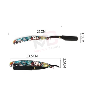 Rasoir professionnel en acier inoxydable à lame simple pour le rasage des hommes avec lames remplaçables, outil de beauté - Product Image 3