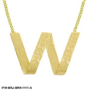 Colgante Dorado Hecho a Mano con Textura de Latón, Acabado Pulido con Recubrimiento de Poliuretano, Regalo de Verano, Estilo Punk, Cadena Ajustable - Product Image 5