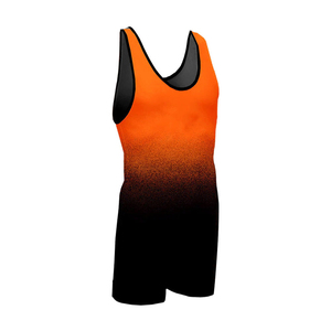 Professional Wholesale Comfortable Unisex Custom Made Fabric Reversible Waterproof Four-Way Stretch UPF 50 <b>Wrestling</b> <b>Singlets</b> - Product Image 4