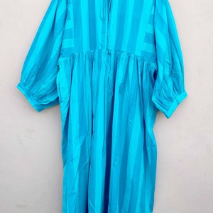 Vestido Maxi Bohemio Vintage para Mujer al por Mayor, Cuello Redondo con Volantes, para Fiesta o Primavera, Ajuste Holgado, Tejido Transpirable - Product Image 1