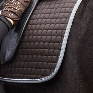 Ensemble de tapis de selle personnalisés en tissu pour chevaux, style western, dressage équestre, en laine, avec cordons assortis pour le saut d'obstacles - Product Image 3