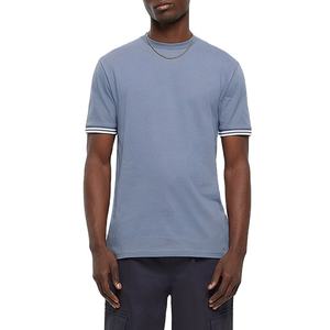 Camiseta de Hombre, Poliéster/Algodón, Transpirable, de Secado Rápido, Cuello Redondo, OEM, Moda de Verano, Corte Regular, Personalizable - Product Image 2