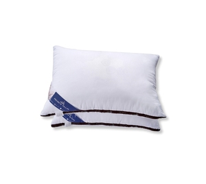 Affordable Bulk Ready To Ship Rectangle <b>Bed</b> <b>Pillows</b> Neck <b>Pillow</b> OEM Factory Custom Solid Look Premium Comfort Vacuum Packaging - Product Image 1
