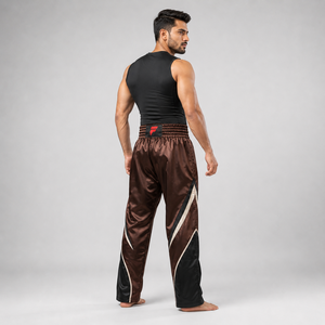 Pantalon de kick-boxing professionnel avec coutures renforcées, confort léger et durabilité accrue pour les athlètes actifs - Product Image 3