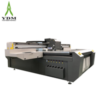 Impresión de impresora plana UV 2030 de formato ancho industrial para madera, vidrio, metal, acrílico, baldosas cerámicas, plásticos
