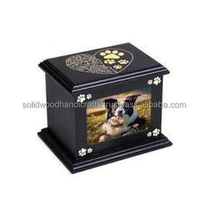 Cadre photo pour animaux de compagnie, urnes en bois, urnes commémoratives de crémation faites à la main, de haute qualité - Product Image 5