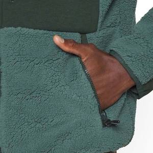 Customized Sherpa Fleece Autumn Hoodie Sweatshirts Breathable Heavyweight Thick <b>Fur</b> Zipper-Up Hood for Sherpa <b>Men's</b> <b>Jackets</b> - Product Image 5