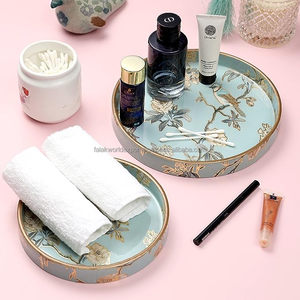 ถาดเสิร์ฟ MDF ทำมือ เคลือบเงา พิมพ์ลายดิจิทัล ตกแต่งด้วยงานไม้ งานฝีมืออเนกประสงค์ ใช้กับเครื่องล้างจานและไมโครเวฟได้ - Product Image 6