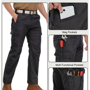 Pantalones de senderismo para hombre, pantalones informales de cintura media, de secado rápido, ligeros, impermeables, pantalones de pesca, pantalones de senderismo para hombre - Product Image 5