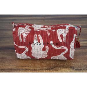 Set de Bolsas de Viaje Grandes Estilo Boho Chic de Jaipur, Suaves, Duraderas, Ligeras, Ecológicas, de Tela de Algodón Puro, Organizador de Cosméticos y Maquillaje - Product Image 4