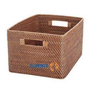 Cesta de Almacenamiento Tejida a Mano de Bambú y Ratán, Organizador Natural con Servicio Personalizado OEM ODM, Directo de Fábrica - Product Image 2
