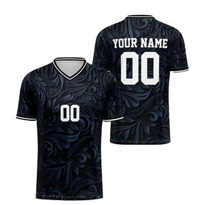 Nouveau maillot de football professionnel pour adulte, version fan, couleur personnalisée, ensemble avec manches courtes et options grandes tailles - Product Image 3