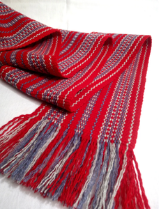 Cinturón Tejido Extra Ancho con Rayas Estilo Cosaco, Cinturón Ucraniano Hecho a Mano, Faja Étnica Colorida Unisex - Product Image 1