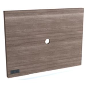 Panneau mural TV moderne en MDF stratifié HPL de qualité E0, mobilier de salon d'hôtel, 47,75x3x36 pouces, partiellement assemblé, Brahmani - Product Image 3