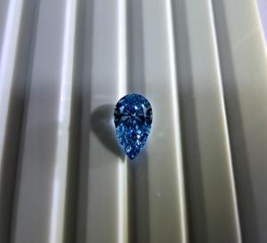 Diamante suelto de laboratorio con certificación IGI, 1 quilate, corte pera, azul intenso, VS1, CVD, para joyería. - Product Image 2