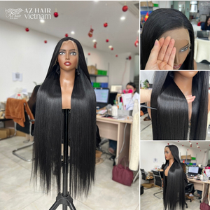 Vente en gros Perruques cheveux humains lisses en os HD dentelle transparente SDD Vietnam perruques cheveux bruts vietnamiens lisses et soyeux perruque sans colle - Product Image 4
