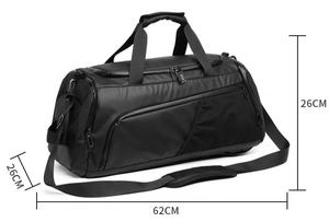 Bolsa de Viaje Impermeable con Estampado para Fitness y Negocios, Separación en Seco y Húmedo, Anti-Robo, Equipaje de Mano, Bolsas Deportivas Multifuncionales - Product Image 5