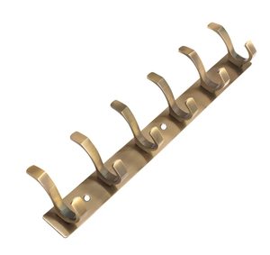 Brass <b>Hook</b> Hanger & <b>Rails</b> Bathroom Accessories Clothes <b>Hooks</b> Wall-Mounted Hanger Top Selling - Product Image 1