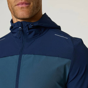 Custom Design Windbreaker <b>Jacket</b> Mens Sets Lightweight Rear Ventilation Panels <b>Reflective</b> Sportswear Tracksuits for Men - Product Image 3