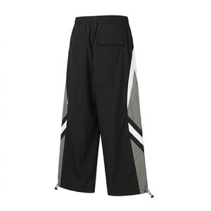 New RTS High Demands Custom Logo Gray Black Men's Nylon <b>Wind</b> <b>Breaker</b> Trouser Sets Windproof Breathable Men Set Highstreet Jacket - Product Image 5