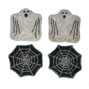Posavasos Ecológicos Hechos a Mano con Cuentas, Forma Personalizada, Resistentes a los Arañazos, para Ocasiones Especiales y Decoraciones de Halloween - Product Image 3