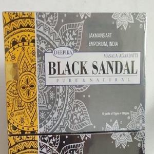 Incienso de Sándalo Aromático Hecho a Mano por Deepika, 9 Pulgadas, Estándar, 12 Paquetes, Caja de 15g, Rituales Aum, Exportación India, Venta al Por Mayor - Product Image 1