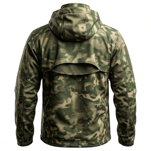 Chaqueta de Caza Impermeable con Estampado de Camuflaje de Verano, Personalizada al por Mayor, para Hombre, Aislada, Cortavientos, de Nylon, con Estampado Frontal - Product Image 2
