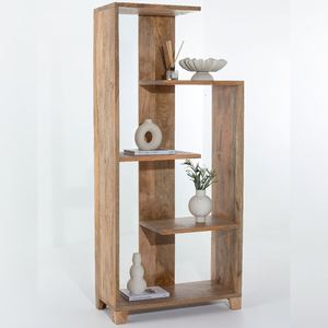 ชั้นวางของไม้ Vandana Merino Altis ดีไซน์ทันสมัย เฟอร์นิเจอร์เก็บของไม้จริงสไตล์มินิมอล - Product Image 1