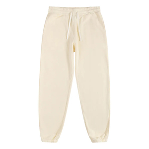 Pantalon de survêtement personnalisé pour hommes et femmes, taille élastique avec cordon de serrage, coupe droite ample, décontracté, fabricant OEM ODM - Product Image 1