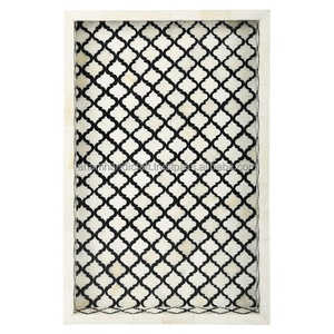 Plateau incrusté d'os en bois naturel fabriqué à la main assiette de service écologique pour la maison restaurants hôtels directement de Classic Collection - Product Image 2