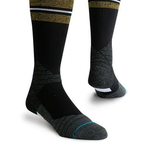 2026 Latest Athletic <b>Knee</b> <b>High</b> <b>Socks</b> Black Gray Striped Breathable Knitted for Running Adults Spring Season Designer <b>Socks</b> - Product Image 1
