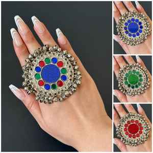 High Quality <b>Stainless</b> <b>Steel</b> Handmade Customized Vintage Afghani Rings Jewelry for Women Wedding & Wholesale - Product Image 2