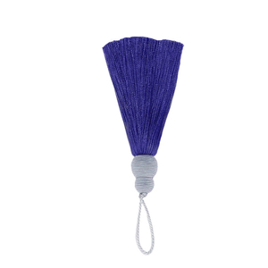 Mejor Oferta Borlas Hechas a Mano de Alta Calidad 100% Seda Poliéster OEM al por Mayor Borlas de Flecos de Alta Calidad - Product Image 2