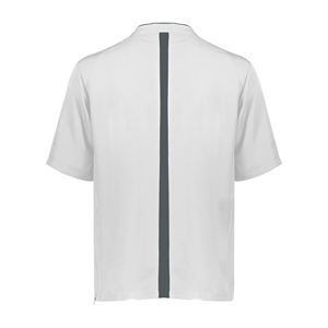 Chaqueta deportiva ligera cortavientos con cuello alto, logotipo frontal, cremallera, poliéster que absorbe la humedad, chaqueta de béisbol para hombre. - Product Image 2