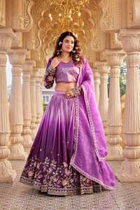 Nuevo Lanzamiento: Lehenga Choli para Fiestas en India, Lehenga Choli de Red para Bodas y Eventos Festivos, Lehenga Choli a Precio de Mayoreo - Product Image 4