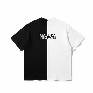 T-shirt Streetwear Oversize Homme Personnalisable en Coton Lourd Uni à Épaules Tombantes – Vente en Gros - Product Image 1