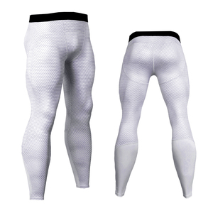 <b>Mens</b> Lightweight Casual Compression Leggings Seamless Gym Running Pants Stretch Workout Tights Quick Dry Sportswear Base Layer - Product Image 1