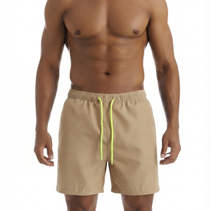 Men's Sporty Elastic Waist <b>Woven</b> Canvas Eco-Friendly Digital Print <b>Shorts</b> - Product Image 6