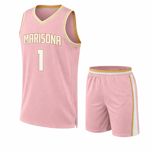 Fabricant d'uniformes de basketball OEM, maillots et shorts de basketball personnalisés, marque privée, grandes tailles, 100% polyester, pour les ligues d'équipes - Product Image 4