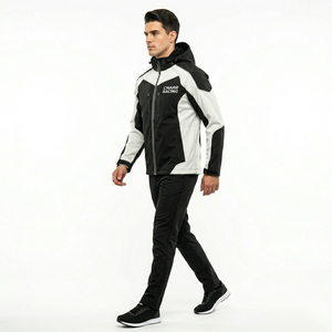 Veste à capuche softshell de course haute performance personnalisée, coupe-vent, imperméable, pour moto et activités de plein air - Product Image 2