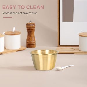 Wholesale Premium Quality Stainless Steel Sauce Cups Eco-Friendly Reusable Food Grade Non-Toxic BPA Free Small Condiment - Product Image 6