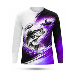 Nueva Camiseta Deportiva Personalizada con Protección Solar UPF 50+, Transpirable, de Secado Rápido, Ligera, de Manga Larga y Cuello Redondo - Product Image 6