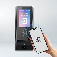 CT9 Systèmes d'entrée de porte à distance sans fil Machine de présence à temps RFID Mobile Pass QR CODE pour l'industrie de la sécurité des entreprises de bureau