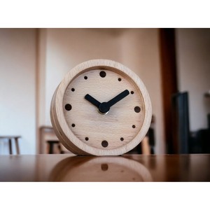 Reloj de Escritorio de Madera Minimalista Modernista, Movimiento de Cuarzo Circular, Visualización de Agujas, Silencioso, Sin Tictac - Product Image 4
